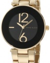 Anne Klein Women's AK/1074BKGB Black Dial Gold Tone Bracelet Watch