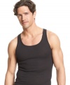 Shore up your stock of basics with this 4-pack of tank tops from Alfani.