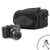Impact-Resistant Camera Case with Mini Tripod for Panasonic Lumix DMC GX1 , DMC GF3 , DMC G3 and Many More Digital Cameras!