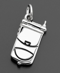 A pretty charm for the girl who loves to talk! Moveable flip-phone by Rembrandt Charms is crafted in sterling silver. Approximate drop: 1 inch. A pretty charm for the girl who loves to talk! Moveable flip-phone by Rembrandt Charms is crafted in sterling silver. Approximate drop: 1 inch.