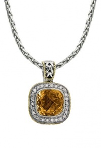 Effy Jewlery Balissima Citrine and Diamond Pendant, 6.6 TCW Effy Jewlery Balissima Citrine and Diamond Pendant, 6.6 TCW