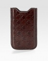 A slipcase for the iPhone® user who appreciates elegant craftsmanship as much as on-the-go style in embossed calfskin leather. Leather Accommodates all iPhone 4/4S models 3½W X 5H Made in Italy 