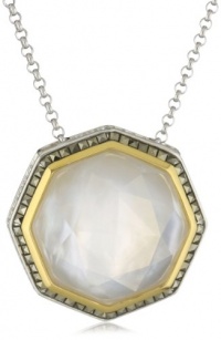 Judith Jack Octagon Sterling Silver, Mother of Pearl and Marcasite Octagon Pendant Necklace Judith Jack Octagon Sterling Silver, Mother of Pearl and Marcasite Octagon Pendant Necklace