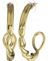 T Tahari Twist Hoop Earrings