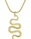 Vince Camuto Gold Tone Snake Necklace