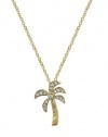 Effy Jewlery Diamond Palm Tree 14K Yellow Gold Pendant, .11 TCW