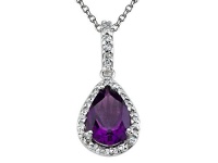 Genuine Amethyst Pendant by Effy Collection® LIFETIME WARRANTY