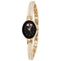 Elgin Women's BHGL13 Black Hills Gold-Tone Half Bangle Open Crystal Watch Elgin Women's BHGL13 Black Hills Gold-Tone Half Bangle Open Crystal Watch