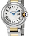 Cartier Women's W69007Z3 Ballon Bleu Stainless Steel and 18K Gold Watch