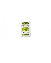 This sterling silver rondale bead glistens with green cubic zirconia accents. Donatella is a playful collection of charm bracelets and necklaces that can be personalized to suit your style! Available exclusively at Macy's. This sterling silver rondale bead glistens with green cubic zirconia accents. Donatella is a playful collection of charm bracelets and necklaces that can be personalized to suit your style! Available exclusively at Macy's.