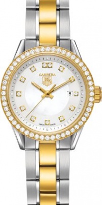 Tag Heuer Carrera Two Tone Diamond Ladies Watch WV1451B.D0797 Tag Heuer Carrera Two Tone Diamond Ladies Watch WV1451B.D0797