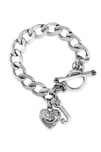 Juicy Couture Pave Heart Starter Charm Bracelet Juicy Couture Pave Heart Starter Charm Bracelet
