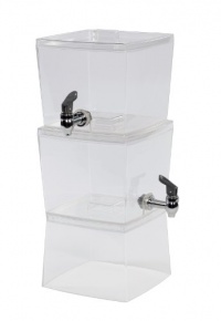 CreativeWare Stacking Beverage Dispenser, Set of 2, 1.5-Gallon Each CreativeWare Stacking Beverage Dispenser, Set of 2, 1.5-Gallon Each