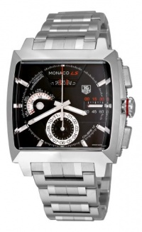 TAG Heuer Men's CAL2110.BA0781 Monaco Black Dial Watch TAG Heuer Men's CAL2110.BA0781 Monaco Black Dial Watch