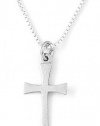 Bob Siemon Sterling Silver Latin Cross Pendant Necklace, 18