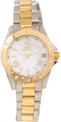 Invicta 12855 Two Tone Crystal Accented Women's Watch Invicta 12855 Two Tone Crystal Accented Women's Watch