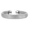 Ryssa Womans Mesh Collection Stainless 316L Steel Bangle (10mm thick)