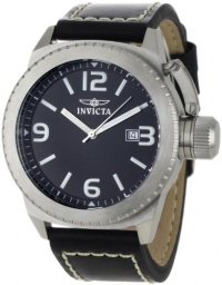 Invicta Men's 1108 Corduba Collection Black Dial Black Leather Watch Invicta Men's 1108 Corduba Collection Black Dial Black Leather Watch