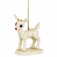Lenox Rudolph's Shiny Nose Ornament Lenox Rudolph's Shiny Nose Ornament