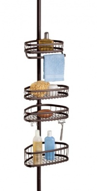 InterDesign York Tension Caddy, Bronze InterDesign York Tension Caddy, Bronze