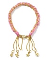 Play up your free spirited side with this woven 22-karat gold vermeil bracelet from Good Charma. Effortless and on-trend, it's a charming addition to your bracelet stack.