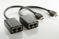 HDMI Extender over Cat5e or Cat6 Cables - Up To 30 meters 98 feet - Fixed 10-Inch HDMI Extender over Cat5e or Cat6 Cables - Up To 30 meters 98 feet - Fixed 10-Inch