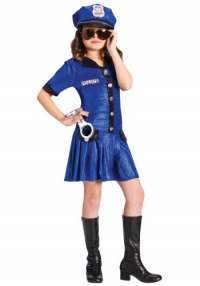 Fun World Girls Police Officer Cute Kids Cop Halloween Costume Fun World Girls Police Officer Cute Kids Cop Halloween Costume