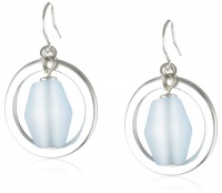 Kenneth Cole New York Urban Sea Glass Faceted Bead Orbital Drop Earrings Kenneth Cole New York Urban Sea Glass Faceted Bead Orbital Drop Earrings