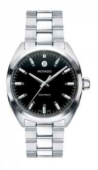 Movado Men's 0606476 Datron Quartz Chronograph Stainless-Steel Black Dial Watch Movado Men's 0606476 Datron Quartz Chronograph Stainless-Steel Black Dial Watch