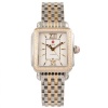 Michele Women's 'Deco' Diamond Two-tone Stainless Steel Watch