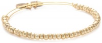 Alex and Ani Collegiate Gold Color Beaded Expandable Wire Bangle Bracelet Alex and Ani Collegiate Gold Color Beaded Expandable Wire Bangle Bracelet