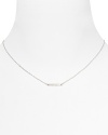 You can't go wrong with this sweetly styled sterling silver necklace from Gorjana, accented by a bar pendant. Think of adding it as a touch of solo simplicity.