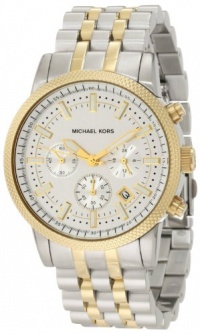 Michael Kors Scout Silver Dial Chronograph Two Tone Mens Watch MK8238 Michael Kors Scout Silver Dial Chronograph Two Tone Mens Watch MK8238