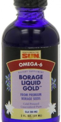 Health From The Sun Borage Liquiduid Gold, 2 Fluid Ounce Health From The Sun Borage Liquiduid Gold, 2 Fluid Ounce