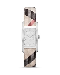 Time check? Crafted of stainless steel with a subtle profile and Swiss movement this understated timepiece from Burberry perfects the brand's coolly practical style. Push up your sleeves to show it off. Time check? Crafted of stainless steel with a subtle profile and Swiss movement this understated timepiece from Burberry perfects the brand's coolly practical style. Push up your sleeves to show it off.