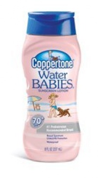 Coppertone Waterbabies Lotion, SPF 70+, 8-Ounce Bottles (Pack of 2) Coppertone Waterbabies Lotion, SPF 70+, 8-Ounce Bottles (Pack of 2)