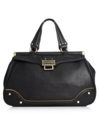 A ladylike design gets a rocker-chic update with this gorgeous goodie from Olivia + Joy. Edgy stud accents and zipper detailing add eye-catching dimension, while the spacious interior boasts plenty of pockets for all the essentials. A ladylike design gets a rocker-chic update with this gorgeous goodie from Olivia + Joy. Edgy stud accents and zipper detailing add eye-catching dimension, while the spacious interior boasts plenty of pockets for all the essentials.