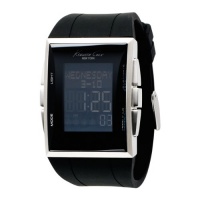 Kenneth Cole New York Men's KC1583 Digi-Tech Digital Black Rubber Watch Kenneth Cole New York Men's KC1583 Digi-Tech Digital Black Rubber Watch