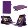 rooCASE Dual-View Multi Angle (Purple) Folio Case Cover for Amazon Kindle Fire 7-Inch Android Tablet (NOT Compatible with Fire HD)