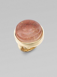A pretty dome of glossy resin over glitter accented water snake skin set in 14k goldplating. Glitter accented water snake skinResin14k goldplated white metal alloyWidth, about ¼Made in USA A pretty dome of glossy resin over glitter accented water snake skin set in 14k goldplating. Glitter accented water snake skinResin14k goldplated white metal alloyWidth, about ¼Made in USA