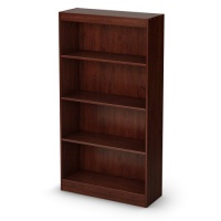 South Shore Axess Collection 4-Shelf Bookcase, Royal Cherry South Shore Axess Collection 4-Shelf Bookcase, Royal Cherry