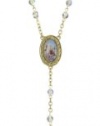 The Vatican Library Collection Gold-Tone Crystal Pope John Paul Ii Rosary