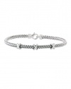 Effy Jewlery Balissima Sterling Silver Diamond Bracelet, .17 TCW