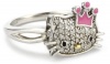 Hello Kitty Sweet Statement Princess Sterling-Silver Ring, Size 7