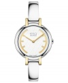 Set the tempo of your day with this golden Contempo timepiece from esQ Movado.
