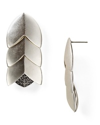Giles and Brother's sinuous silver-plated earrings are an edgy-glam statement. Whether dressed down or to the nines, this sculptural pair will turn heads. Giles and Brother's sinuous silver-plated earrings are an edgy-glam statement. Whether dressed down or to the nines, this sculptural pair will turn heads.
