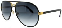 Gucci GG2887/S Sunglasses - 0UZA Black Leather (JJ Grey Gradient Lens) - 61mm