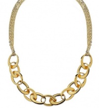 Alfani Necklace, Gold-Tone Link Frontal Necklace