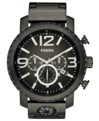 The great outdoors have nothing on this rugged Gage collection watch by Fossil. The great outdoors have nothing on this rugged Gage collection watch by Fossil.