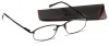 Select-A-Vision Sport Readers with Rectangular Lens, Black, +1.50